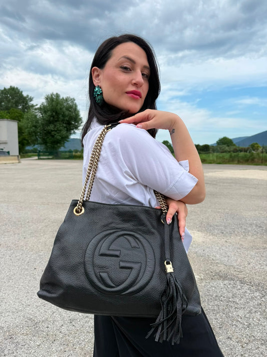 Shopper Gucci Soho nera