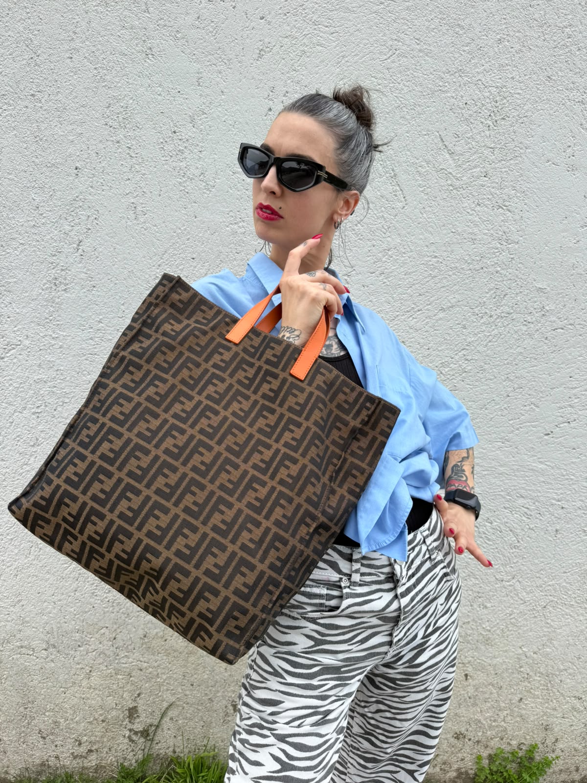 Sac Plat zucca Fendi