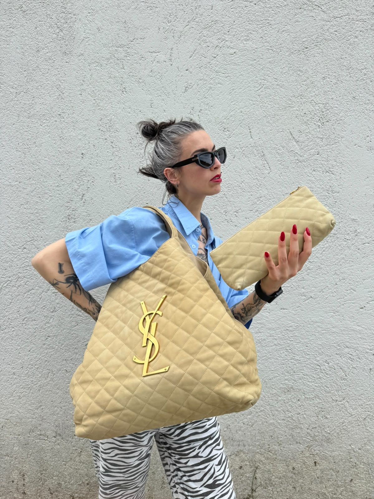 Maxi shopping bag ICARE Saint Laurent