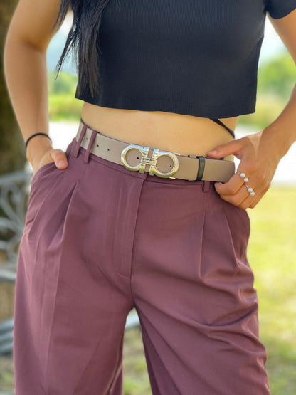 Cintura Gancini Salvatore Ferragamo tg. 40 reversibile