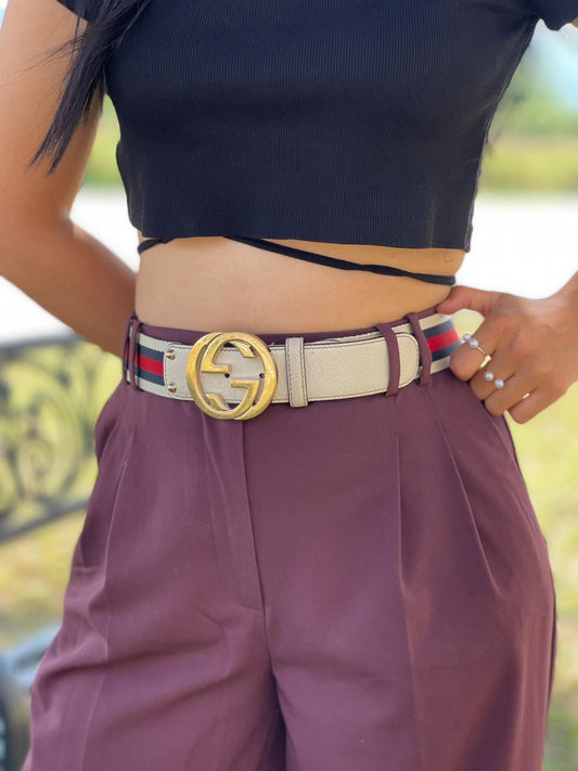 Cintura Gucci Web Tg 44