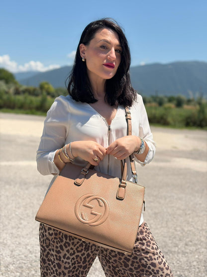 Tote Gucci Soho beige