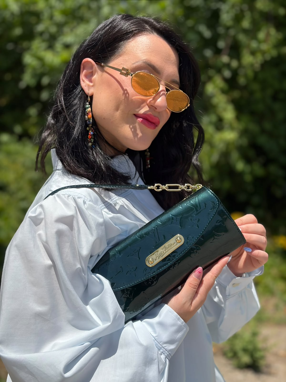 Pochette Louis Vuitton Sunset Boulevard verde