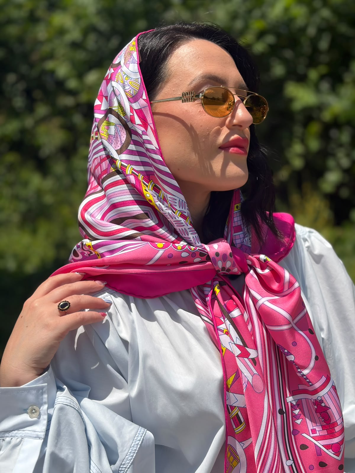 Foulard Hermès Triangle Géant