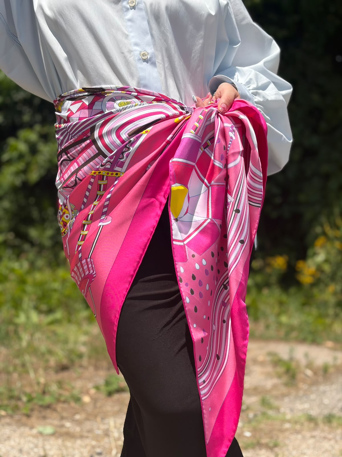 Foulard Hermès Triangle Géant