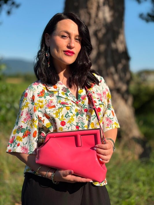 Borsa Fendi First rosa