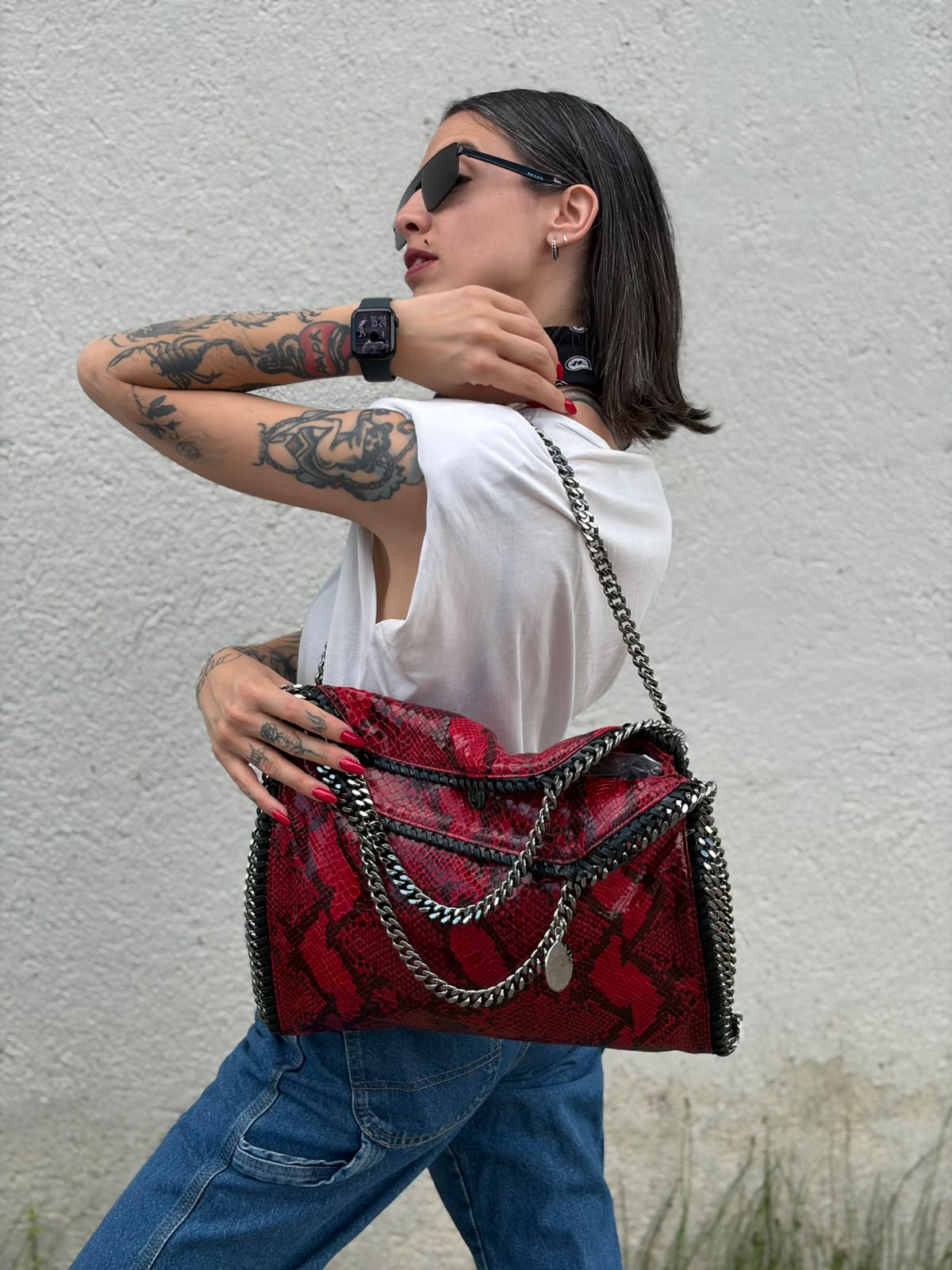 Fold Over Tote Falabella Stella McCartney animalier