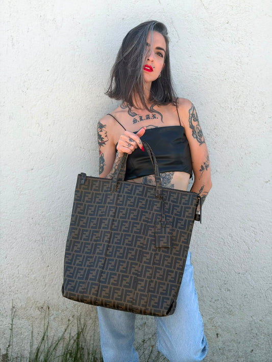 Tote Fendi Zucca tabacco