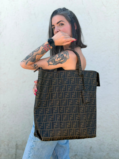 Tote Fendi Zucca tabacco