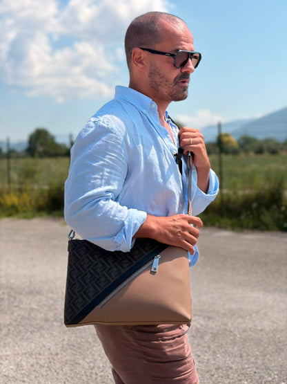 Fendi Diagonal FF Messenger Bag