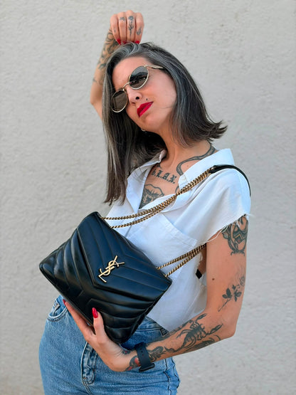 Borsa Loulou small Saint Laurent