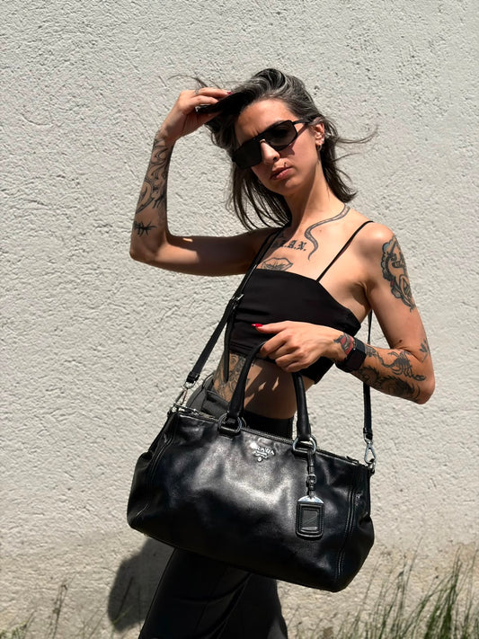 Satchel Prada nera