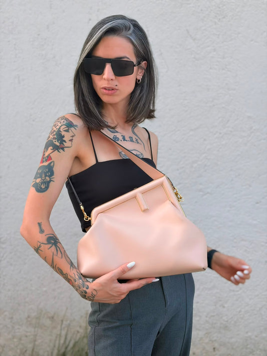 Borsa Fendi First rosa baby