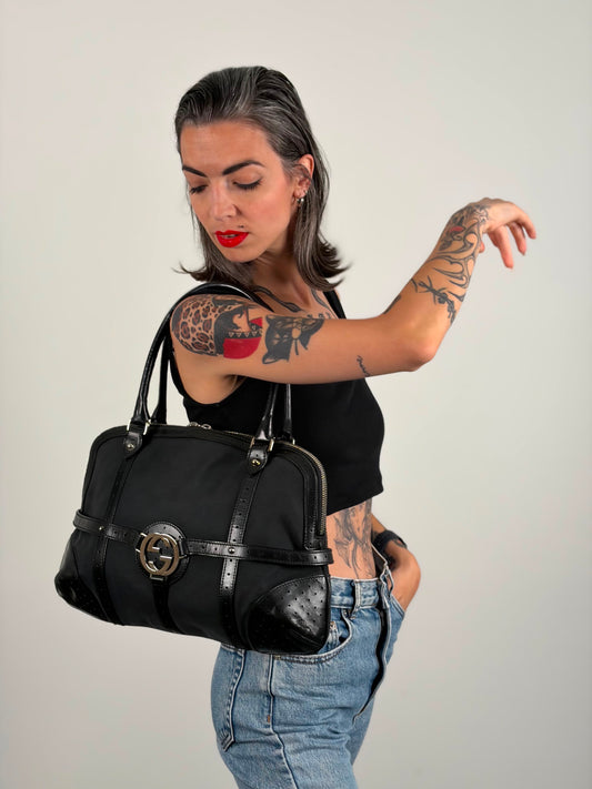 Borsa Gucci GG Running nera
