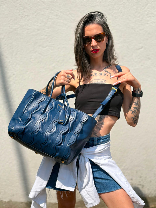 Shopper Miu Miu blu