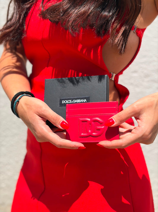 Portacarte D&G rosso