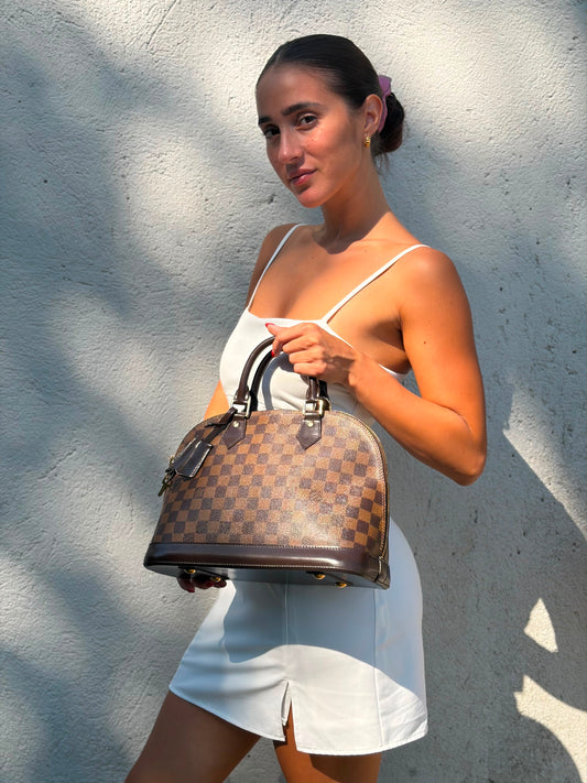 Alma PM Damier Ébène Louis Vuitton
