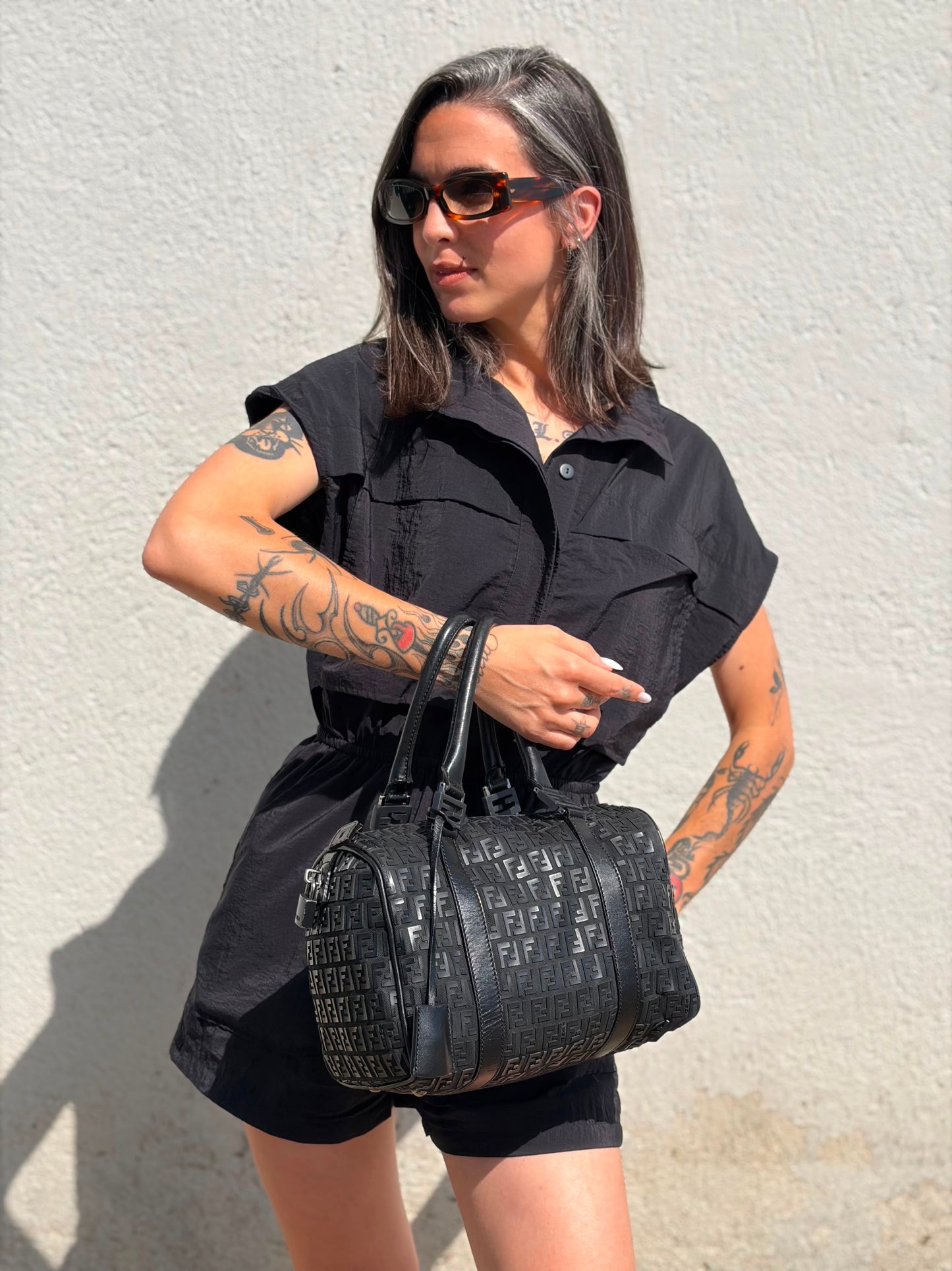 Bauletto Fendi FF nero