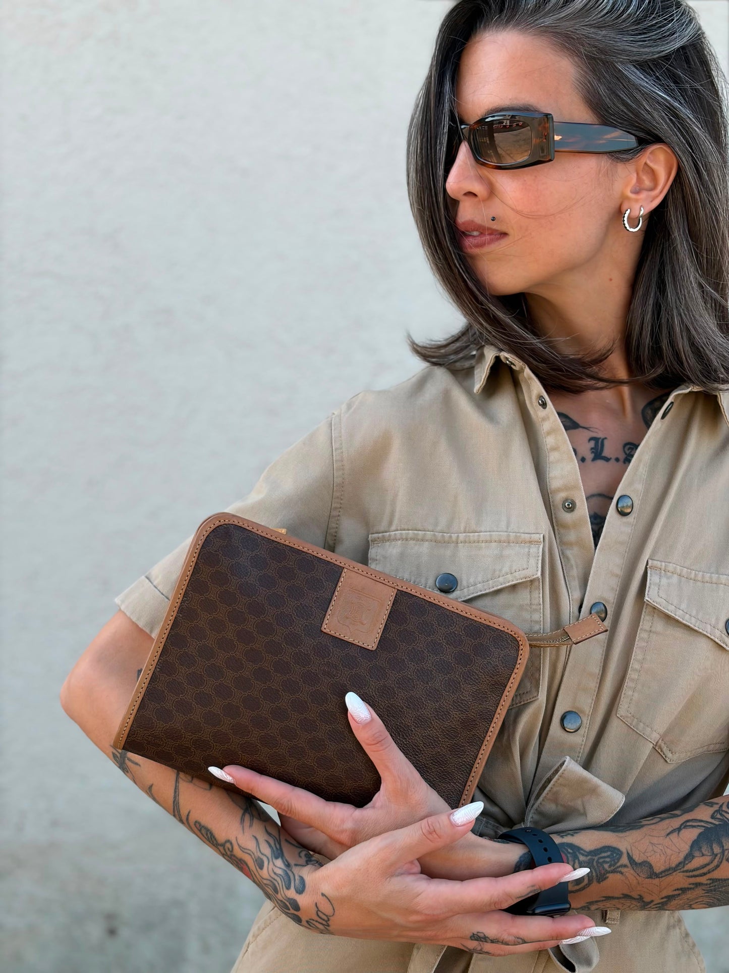 Pochette Celine marrone