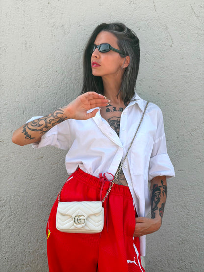Borsa Gucci Marmont mini bianca