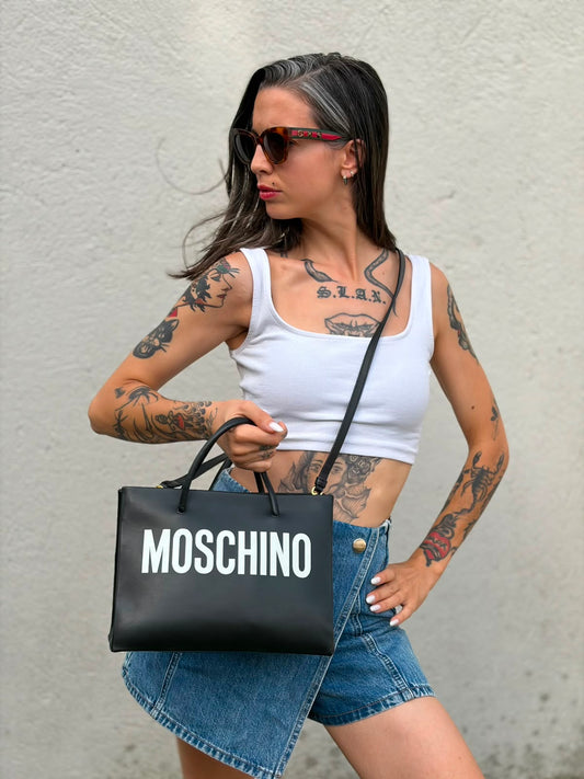 Tote Moschino nera