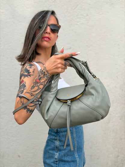 Fendi Spy Small Leather Green