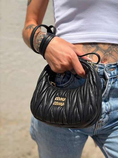 Borsa Miu Miu Wander matelassé Mini