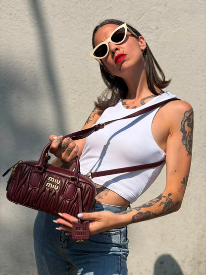 Borsa Arcadie matelassé Miu Miu regular