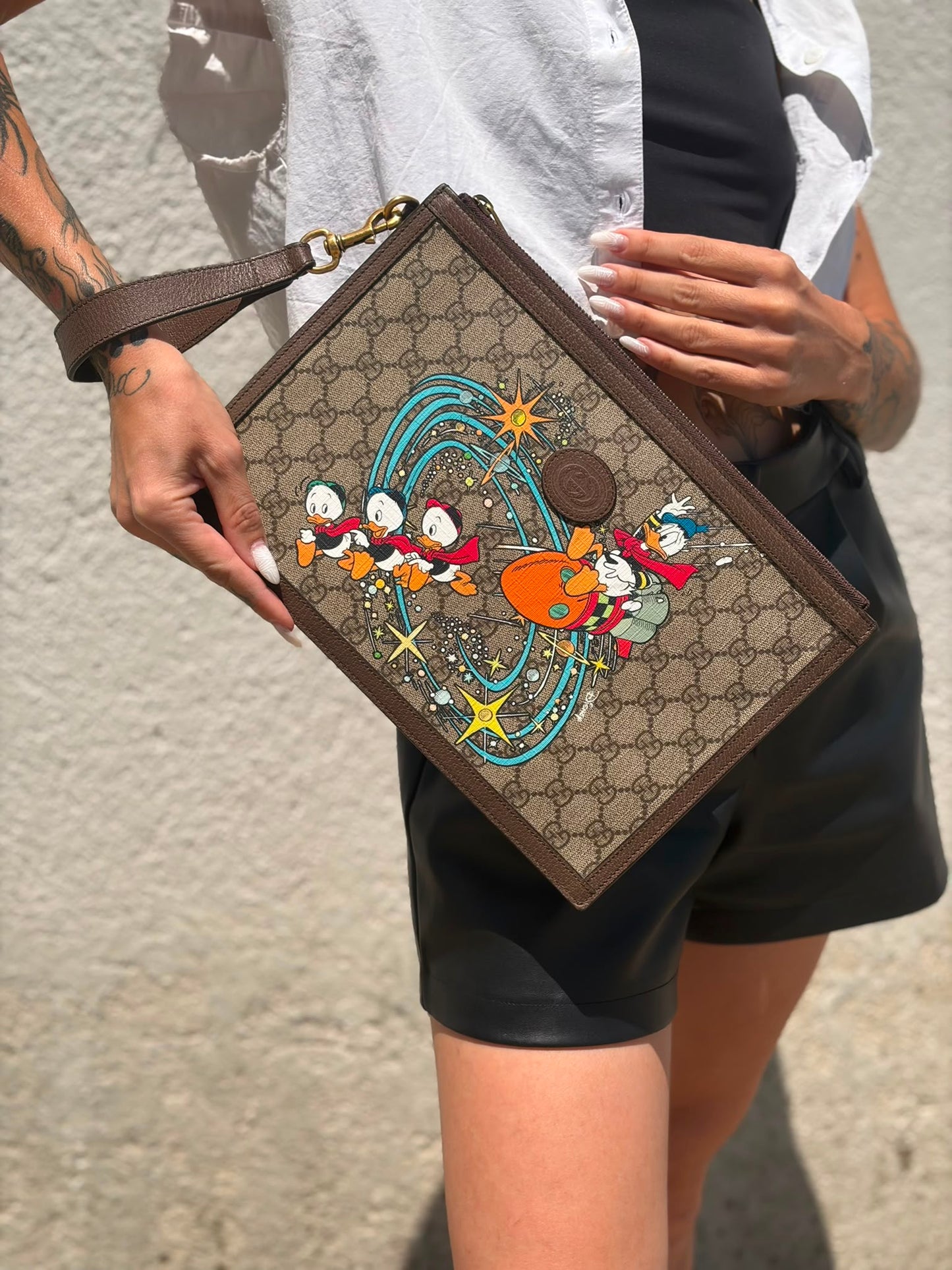 Pochette Gucci GG Supreme x Disney