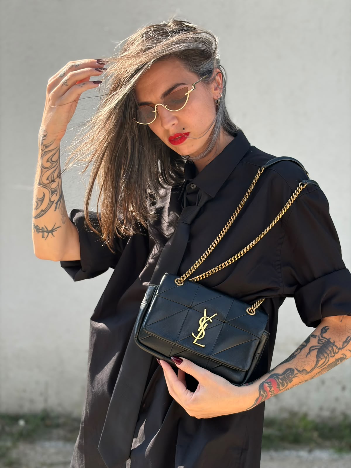 Borsa Jamie Saint Laurent nera