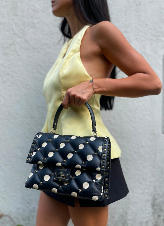 Borsa Valentino Garavani Candystud pois