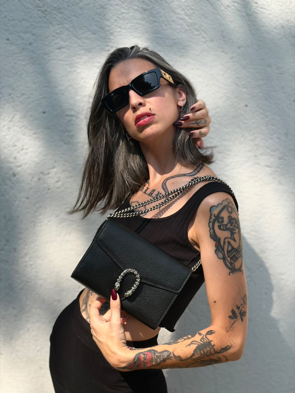 Borsa Gucci Dionysus nera