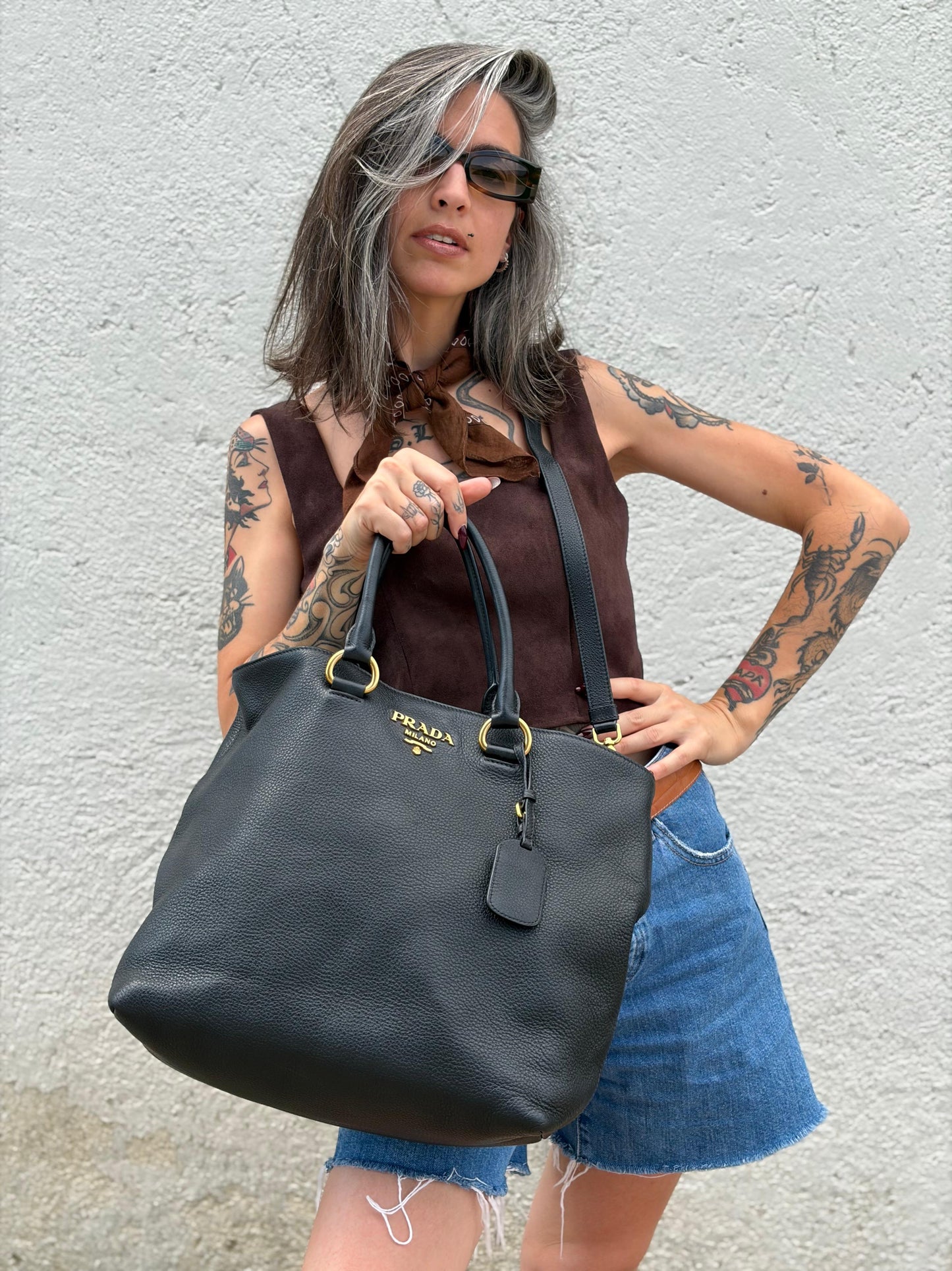 Tote Prada nera