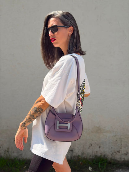 Mini Hobo H-Bag Hogan lilla