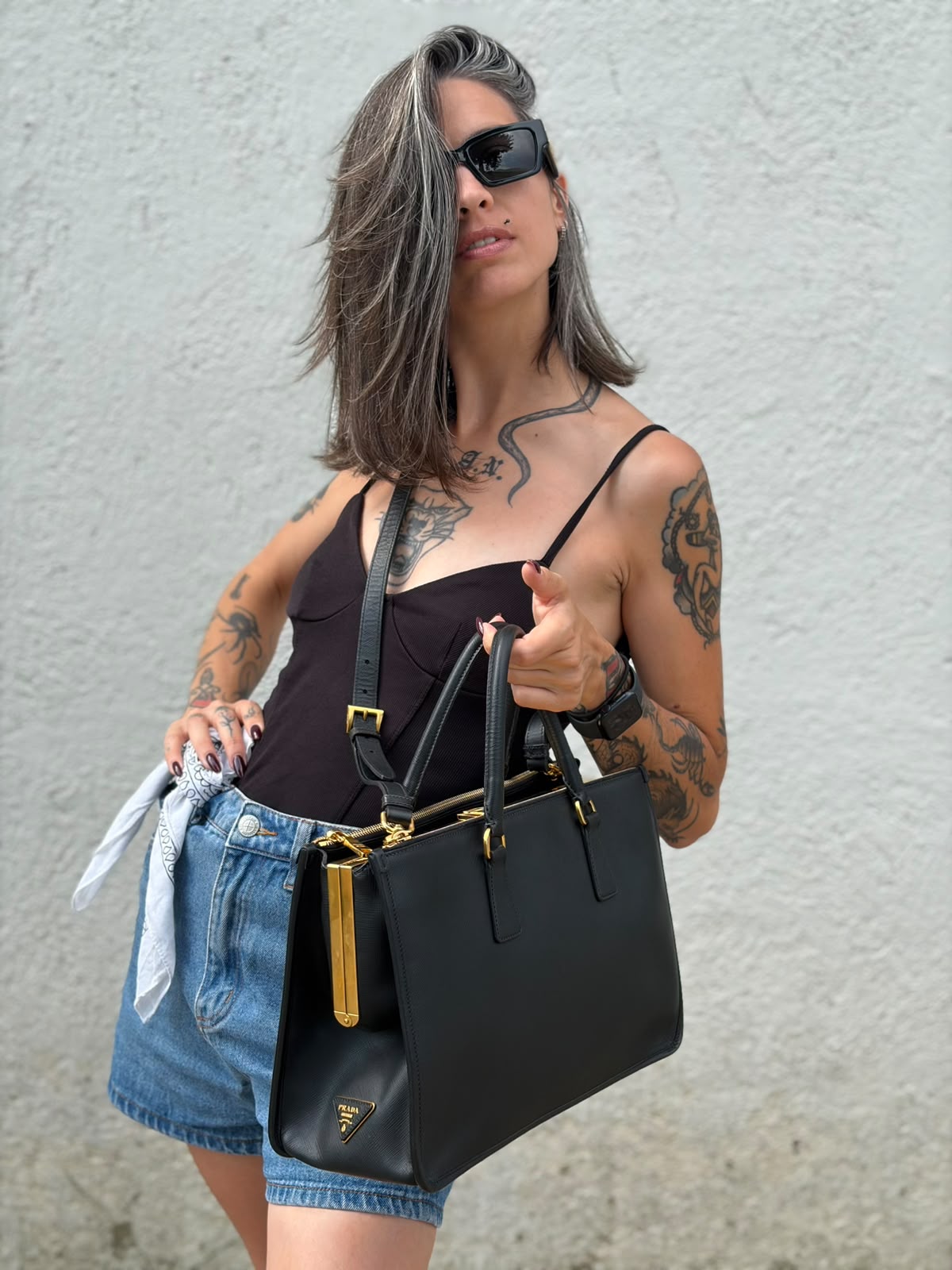 Tote Prada nera