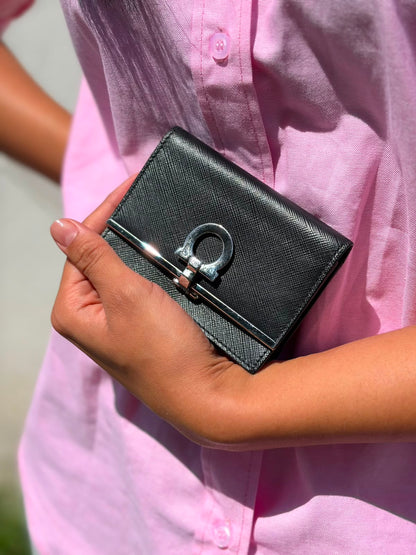 Portamonete Salvatore Ferragamo nero