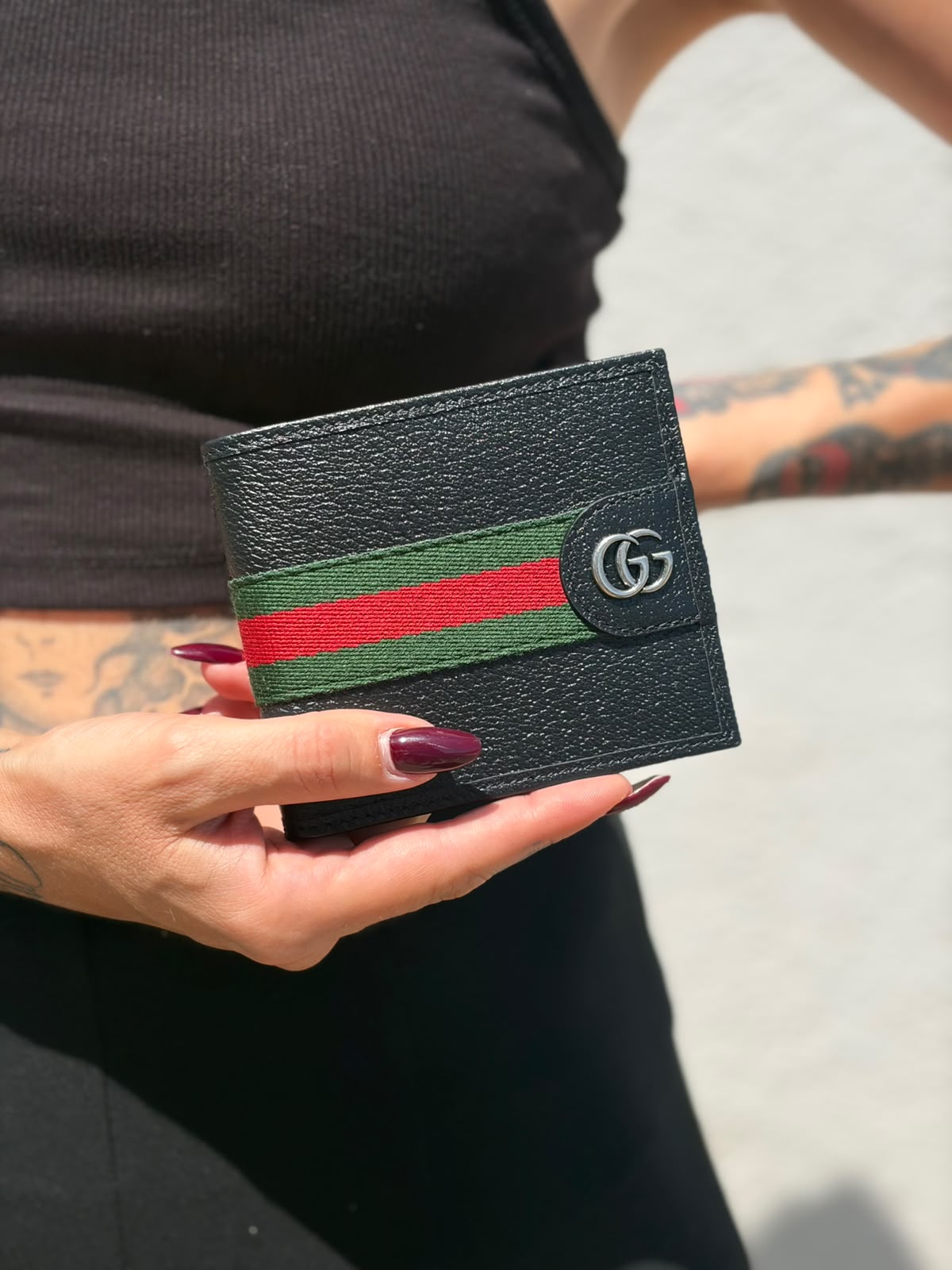 Portafoglio Gucci nero Web