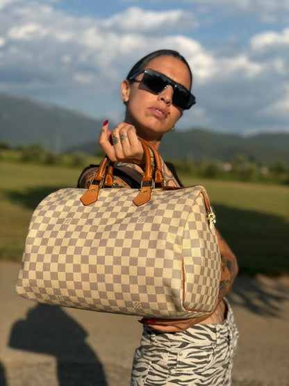 Speedy 35 Damier Azur Louis Vuitton