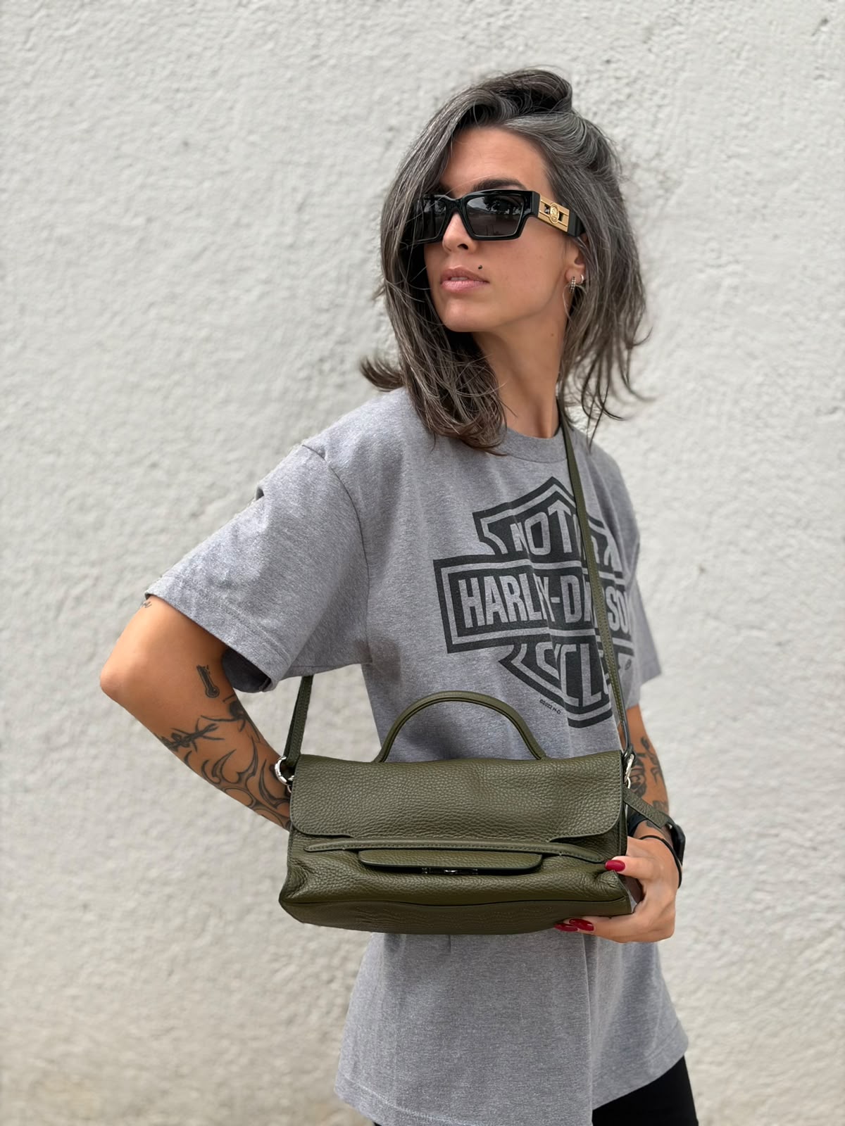 Borsa Nina Zanellato verde