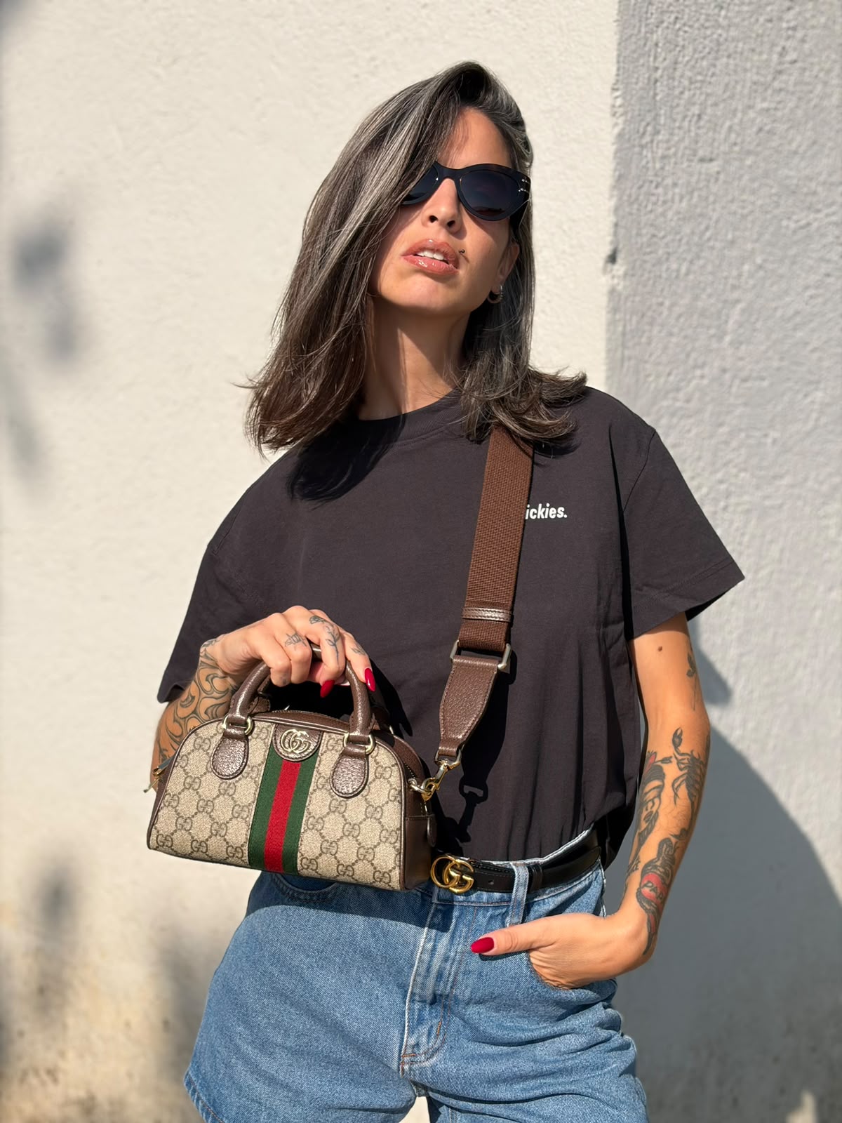 Bauletto Gucci Ophidia Mini Boston