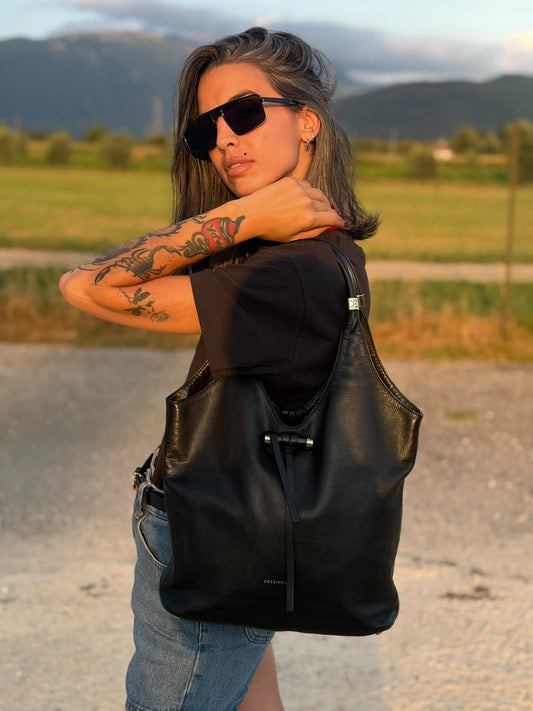 Hobo Coccinelle Isabela nero