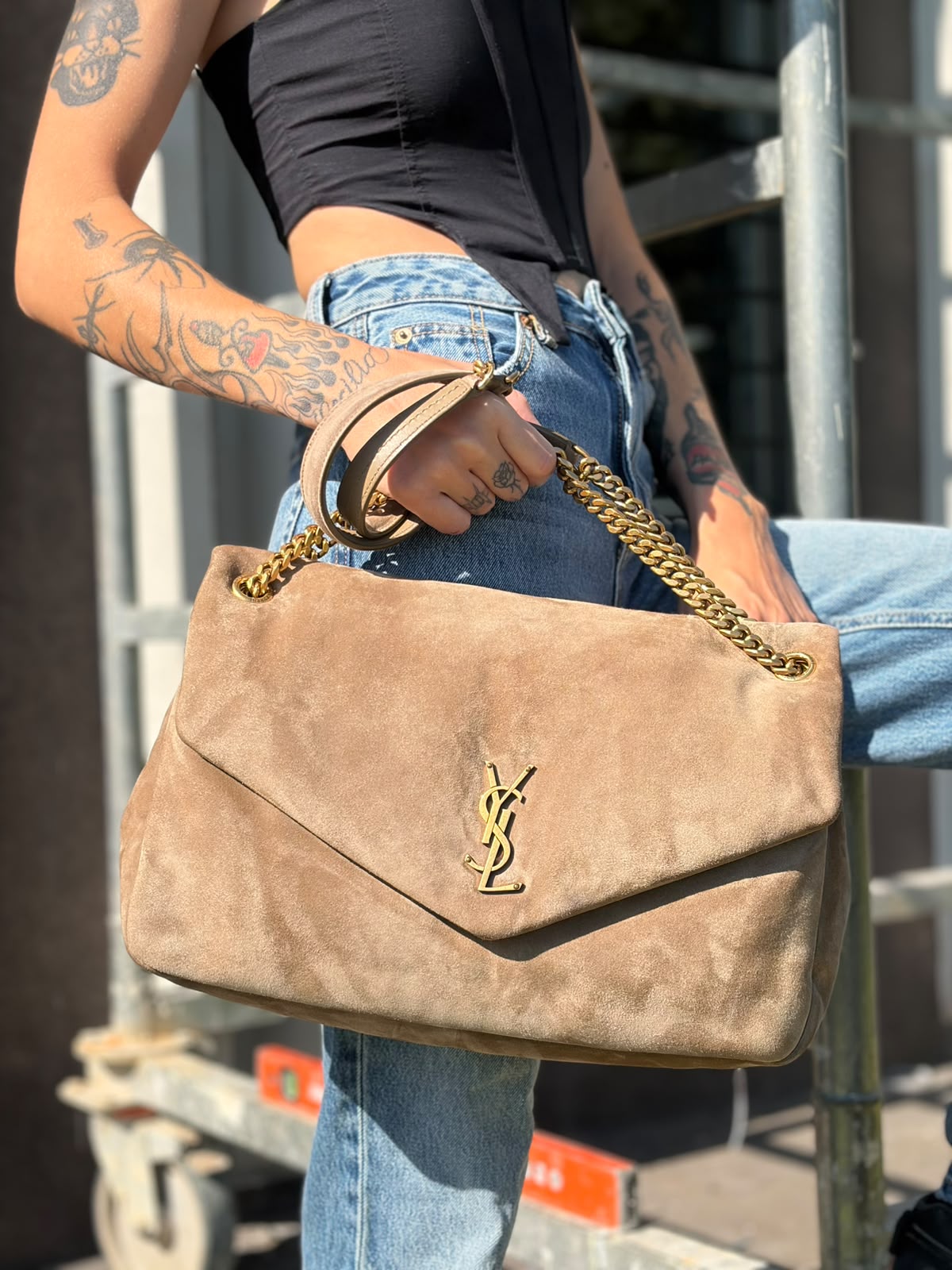 Borsa Calypso Large Saint Laurent