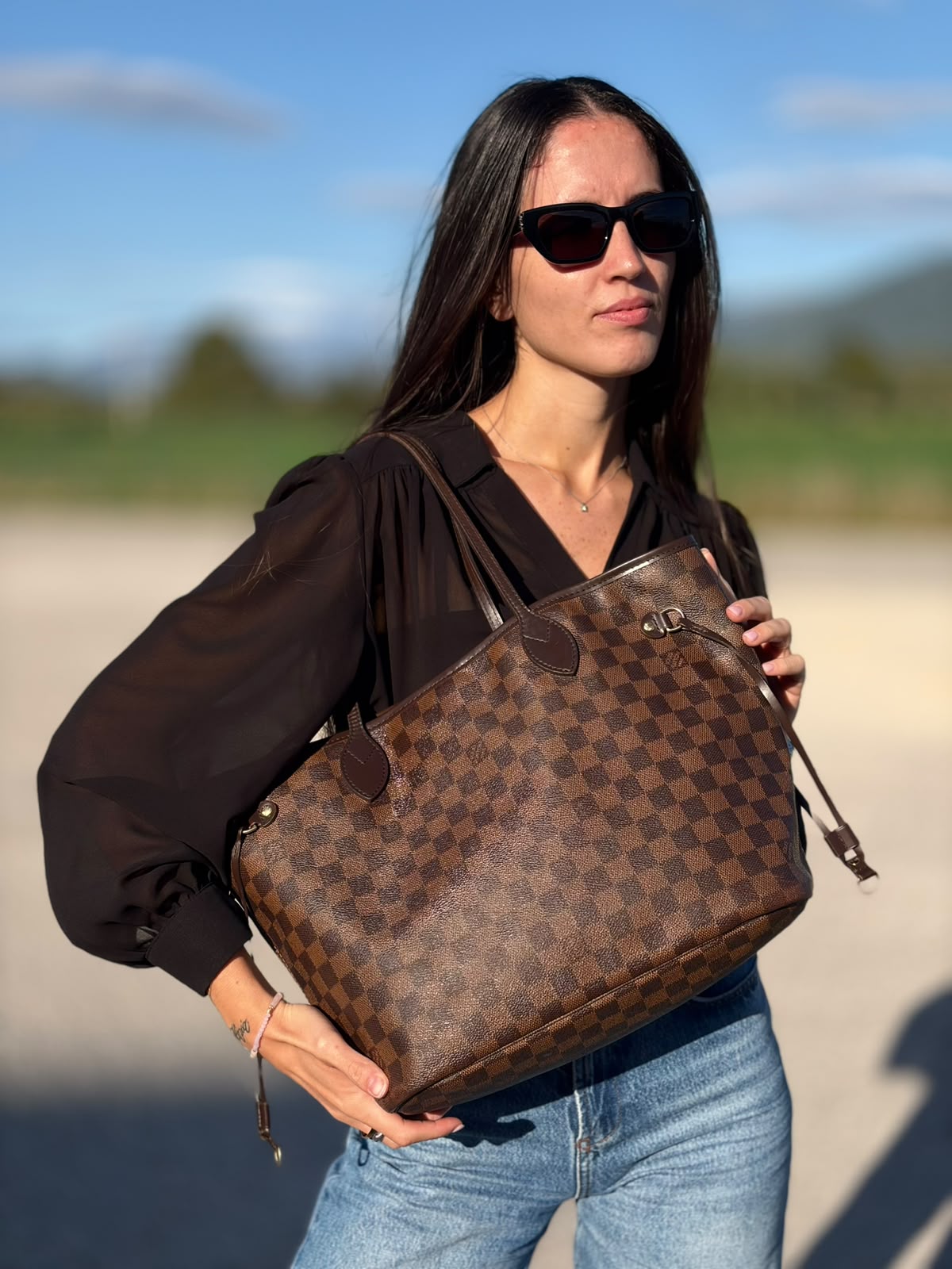 Neverfull MM Damier Ébène Louis Vuitton