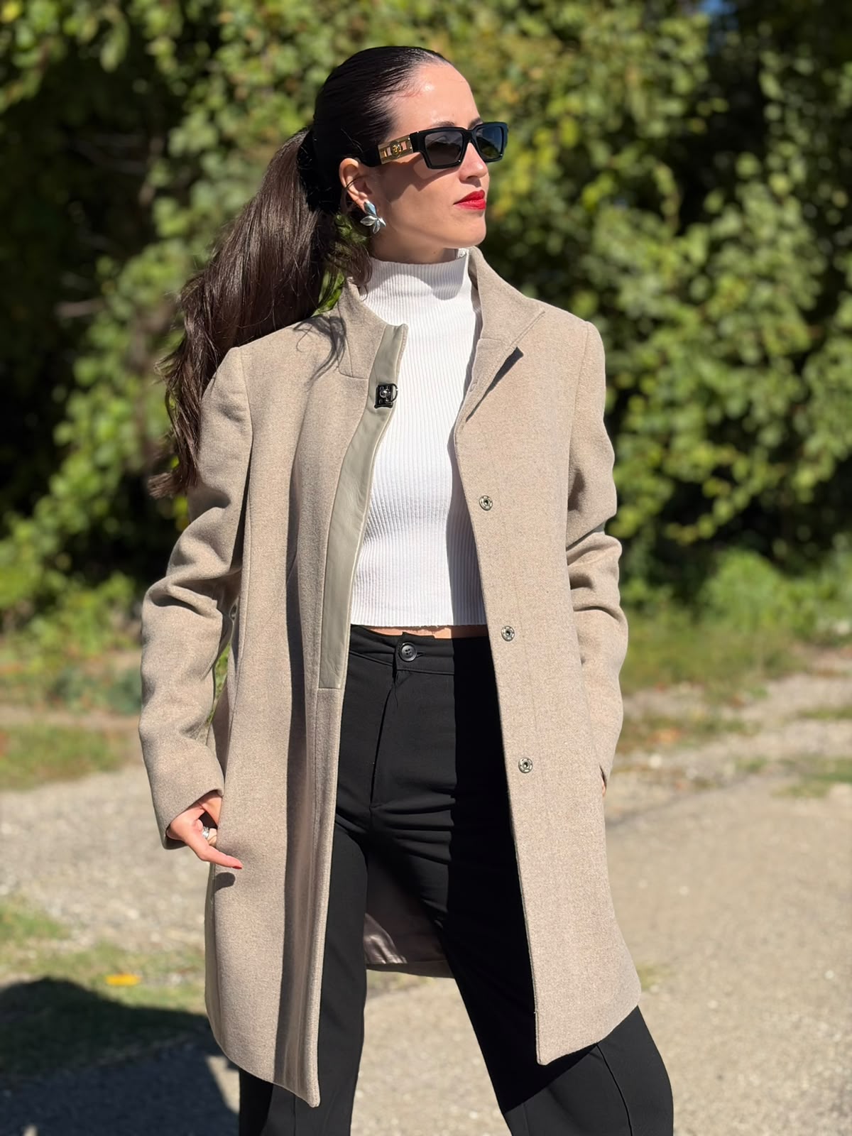 Cappotto Fay beige tg. L
