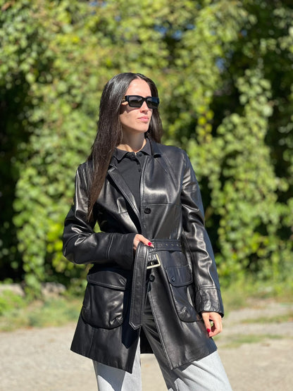 Trench Max Mara nero tg. 46