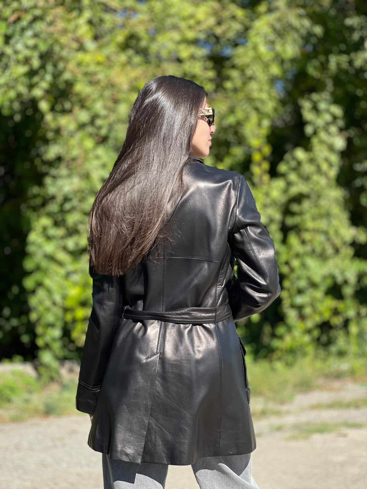 Trench Max Mara nero tg. 46