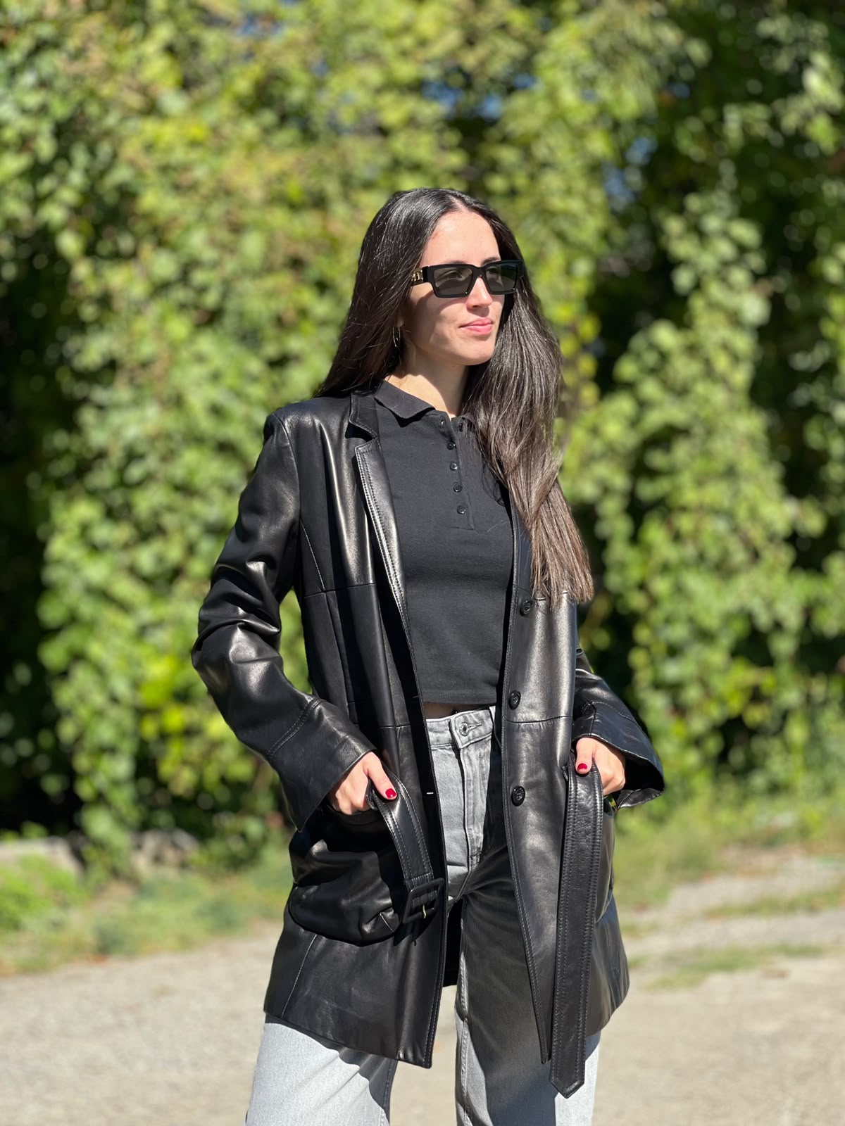 Trench Max Mara nero tg. 46