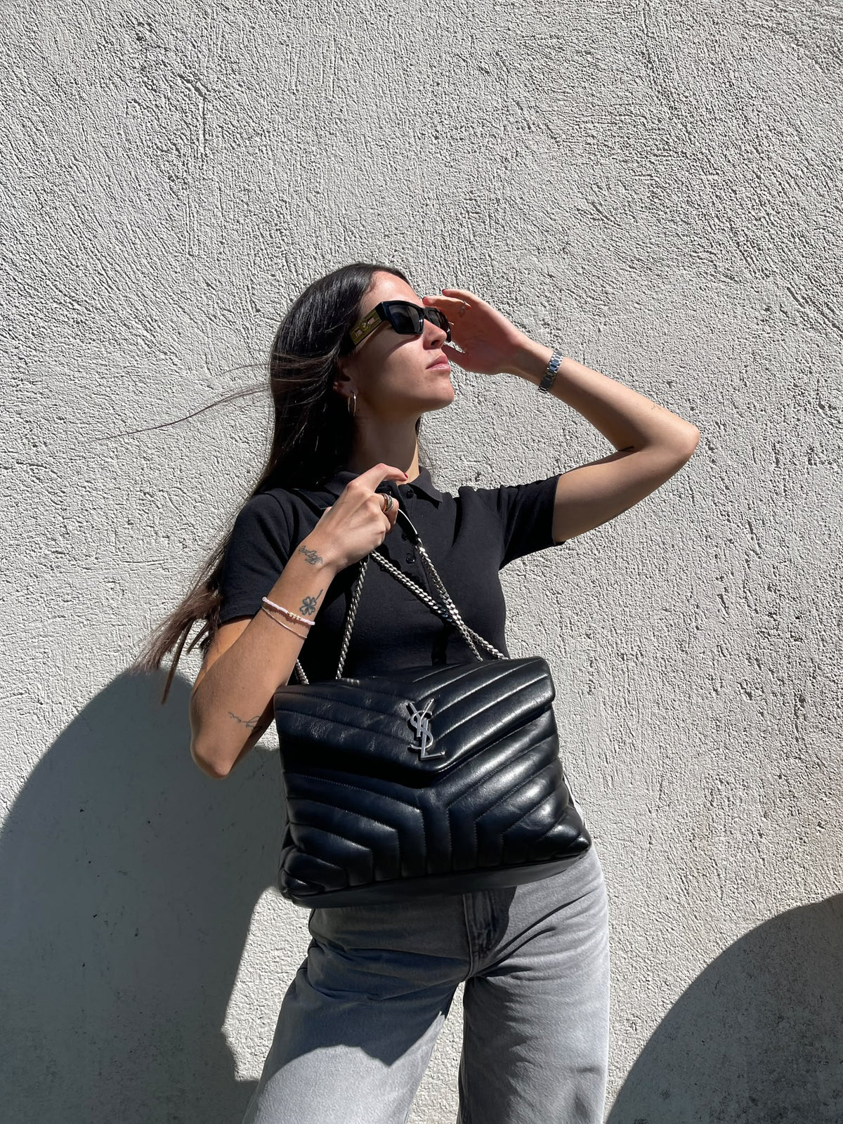 Borsa Loulou media Saint Laurent