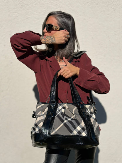 Shopper Burberry tartan