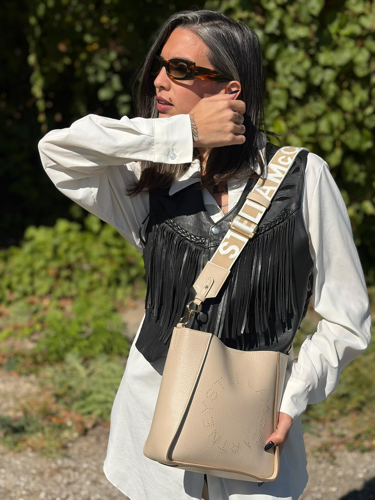 Tracolla logo Stella McCartney